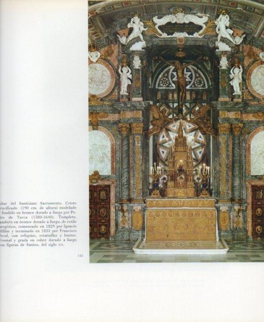 LAMINA V17633: Sacristia del Monasterio del Escorial. Altar del Santisimo Sacramento