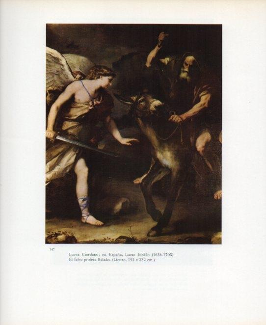 LAMINA V17635: El falso profeta Balaan por Luca Giordano