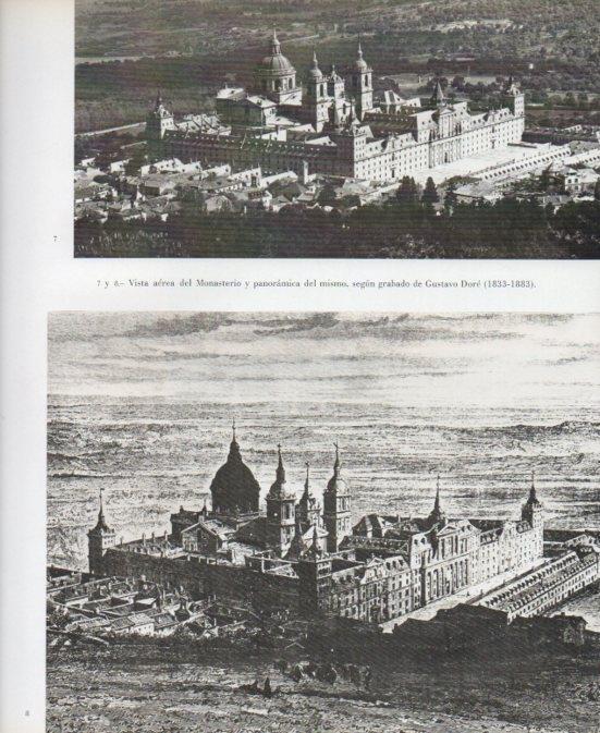 LAMINA V17584: Monasterio del Escorial. Vista aerea 