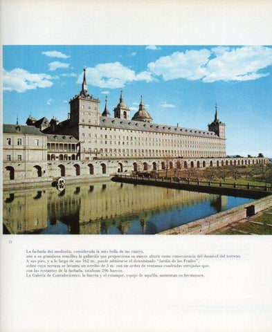 LAMINA V17588: Monasterio del Escorial. Fachada del mediodia