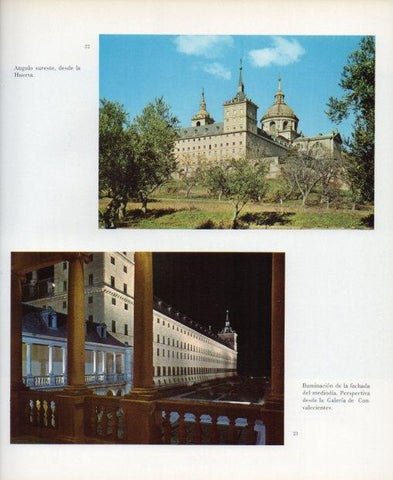 LAMINA V17589: Monasterio del Escorial. Iluminacion de la fachada del mediodia