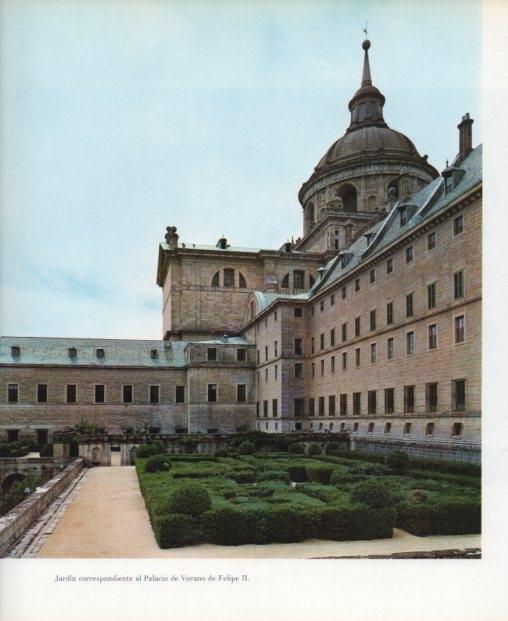 LAMINA V17590: Monasterio del Escorial. Jardin del Palacio de Verano de Felipe II
