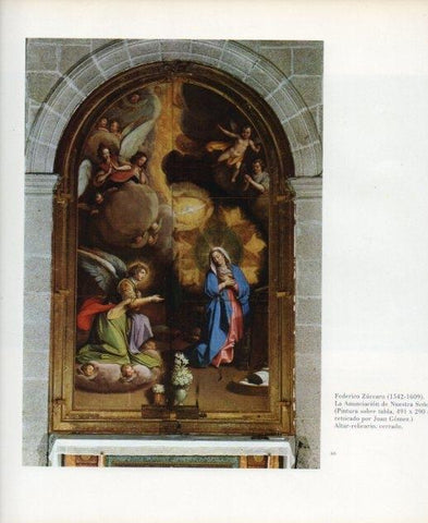LAMINA V17605: Basilica del Escorial. La Anunciacion de Nuestra Señora por F. Zuccari