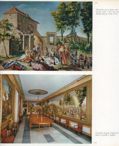 LAMINA V17689: Palacio de los Borbones del Monasterio del Escorial. Comedor de gala