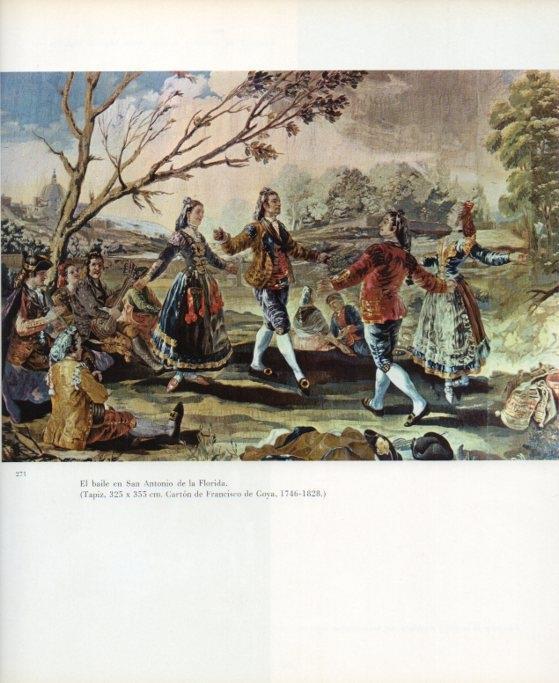 LAMINA V17690: El baile en San Antonio de la Florida por Goya