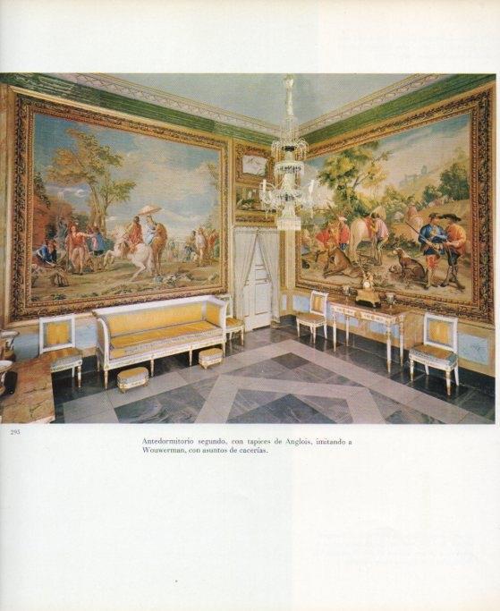 LAMINA V17697: Palacio de los Borbones del Monasterio del Escorial. Antedormitorio segundp