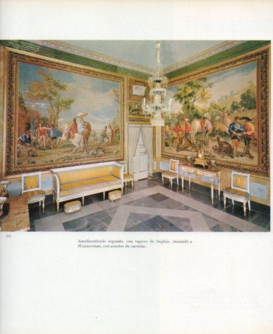 LAMINA V17697: Palacio de los Borbones del Monasterio del Escorial. Antedormitorio segundp