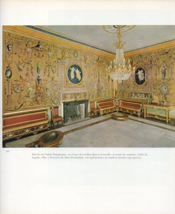 LAMINA V17698: Palacio de los Borbones del Monasterio del Escorial. Salon Pompeyano