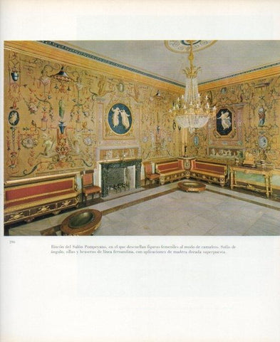 LAMINA V17698: Palacio de los Borbones del Monasterio del Escorial. Salon Pompeyano
