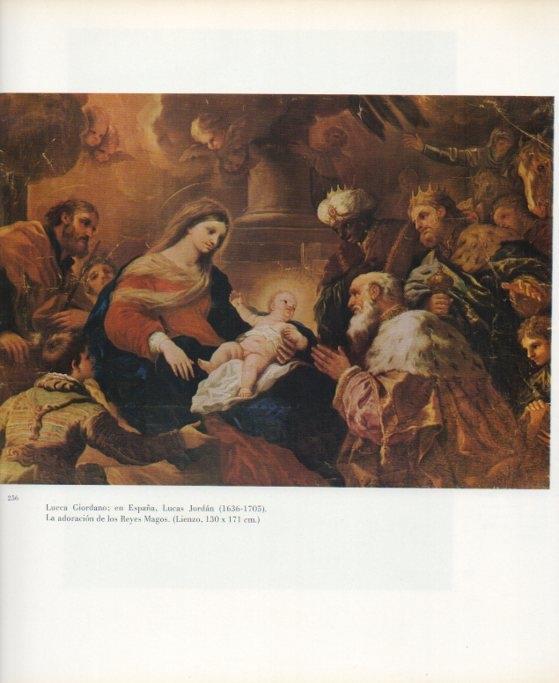 LAMINA V17684: La adoracion de los Reyes Magos por Lucca Giordano o Lucas Jordan
