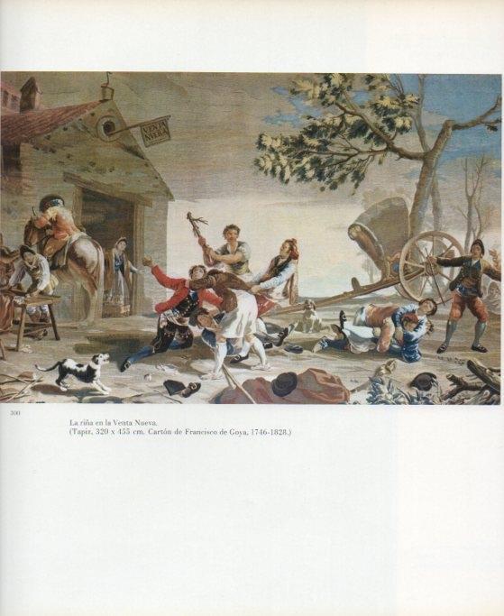 LAMINA V17699: La riña en la Venta Nueva por Goya