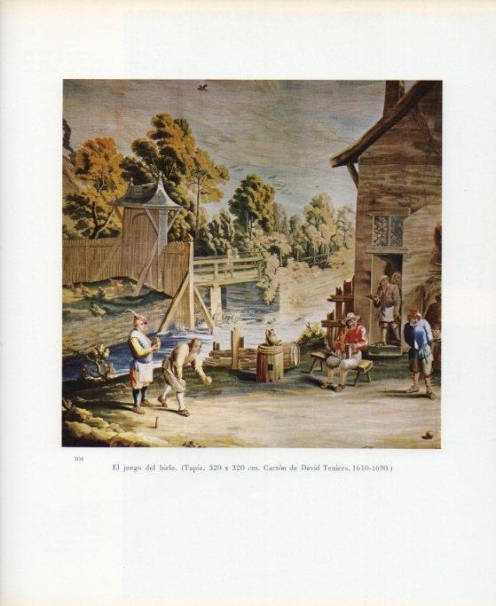LAMINA V17701: El juego del birlo por David Teniers