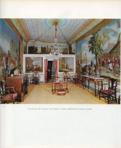 LAMINA V17703: Palacio de los Borbones del Monasterio del Escorial. Tocador de la Reina