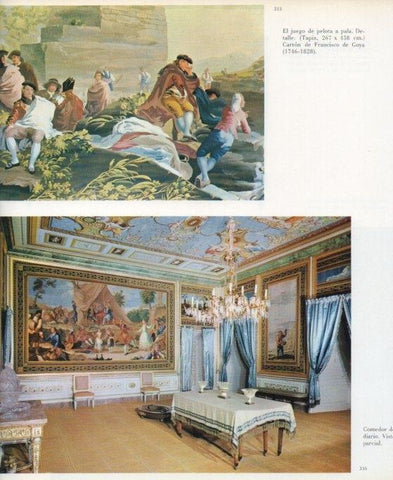 LAMINA V17704: Palacio de los Borbones del Monasterio del Escorial. Comedor de diario