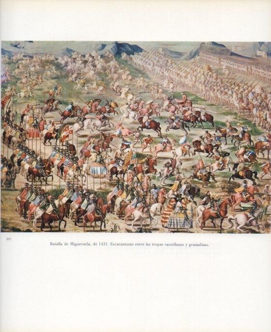 LAMINA V17711: Sala Batallas del Monasterio del Escorial. Detalle batalla de la Higueruela