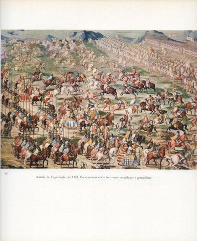 LAMINA V17711: Sala Batallas del Monasterio del Escorial. Detalle batalla de la Higueruela