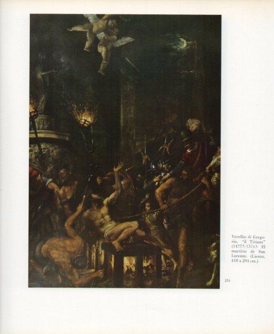 LAMINA V17683: El martirio de San Lorenzo por Tiziano