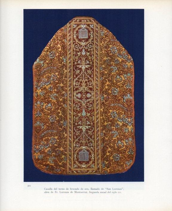 LAMINA V17656: Casulla del terno de San Lorenzo