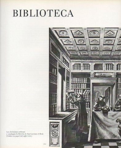 LAMINA V17662: Librería de San Lorenzo el Real codice del siglo XVIII