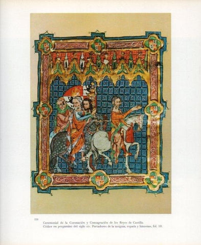 LAMINA V17671: Coronacion de los Reyes Catolicos codice del siglo XIV
