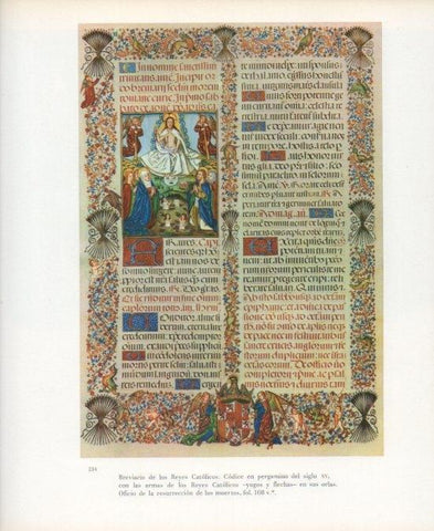 LAMINA V17674: Breviario de los Reyes Catolicos codice del siglo XV