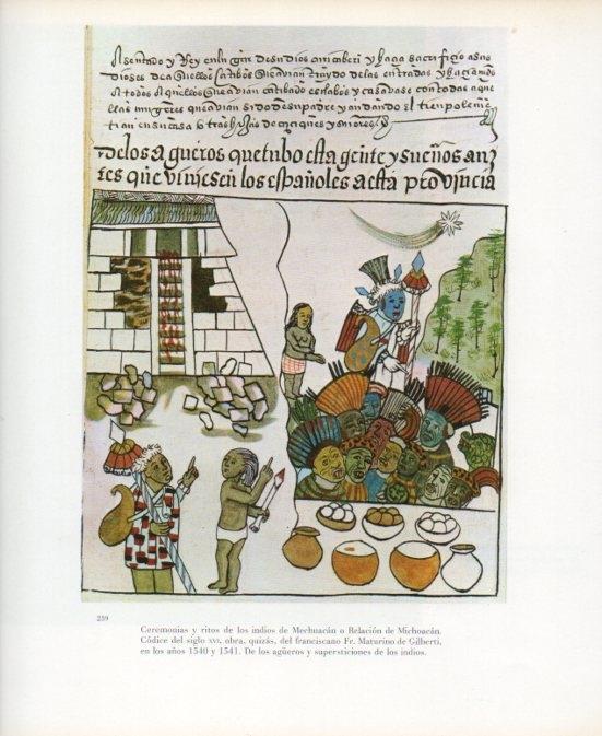 LAMINA V17676: Relacion de Michoacan codice del siglo XVI