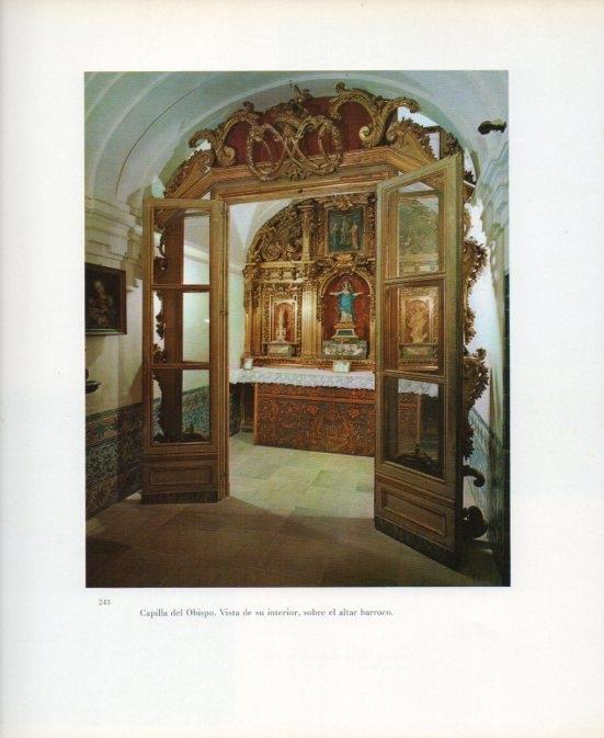 LAMINA V17678: Convento del Monasterio del Escorial. Capilla del Obispo
