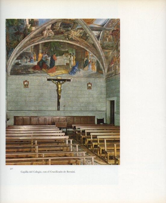 LAMINA V17680: Convento del Monasterio del Escorial. Capilla del Colegio