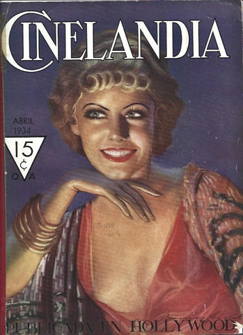 LAMINA 31713: Portada Cinelandia, abril 1934