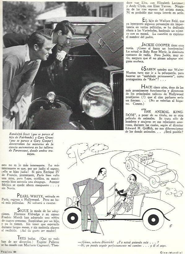 LAMINA 31885: Randolf Scott y Cary Grant 