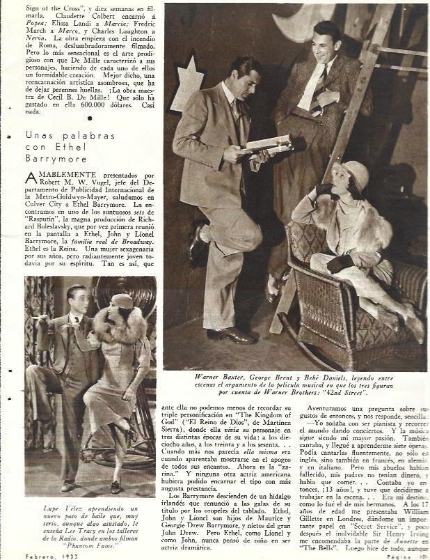LAMINA 31893: Rodaje de 42nd Street