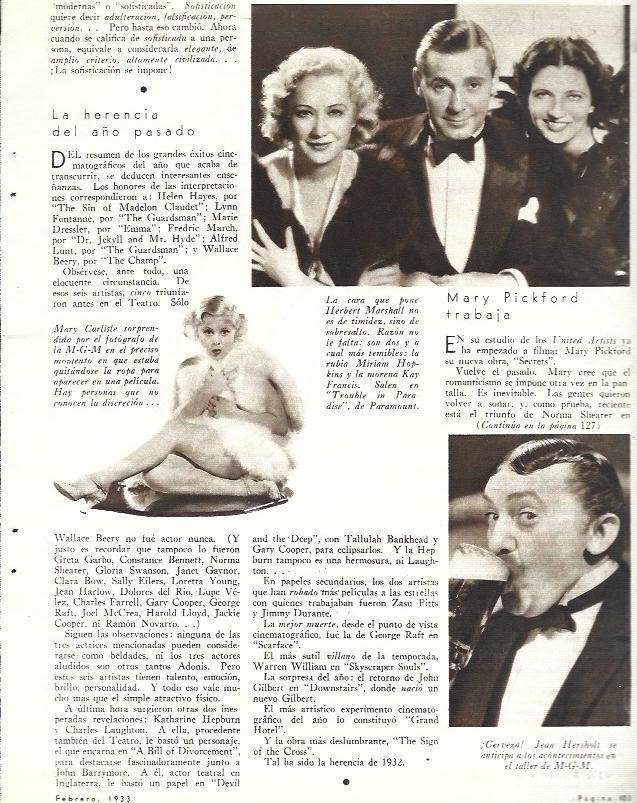 LAMINA 31894: Mary Carlisle, Herbert Marshall entre Miriam Hopkins y Kay Francis