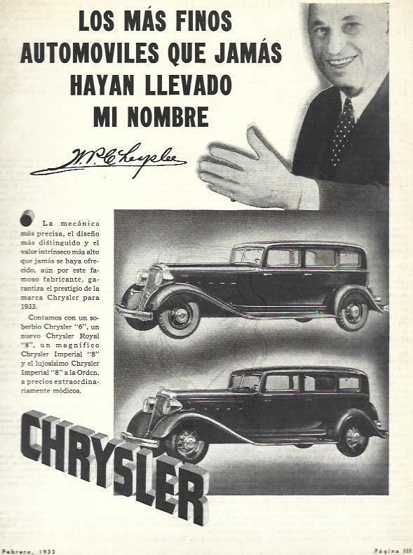 LAMINA 31898: Publicidad de Chrysler