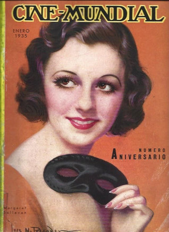 LAMINA 31909: Portada de Cine Mundial con Margaret Sullavan, enero de 1935
