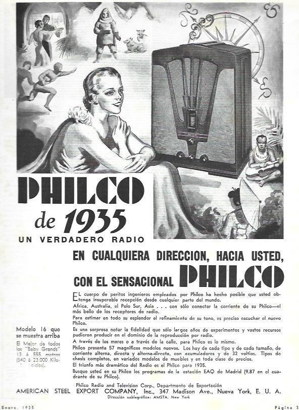 LAMINA 31910: Publicidad de radio Philco