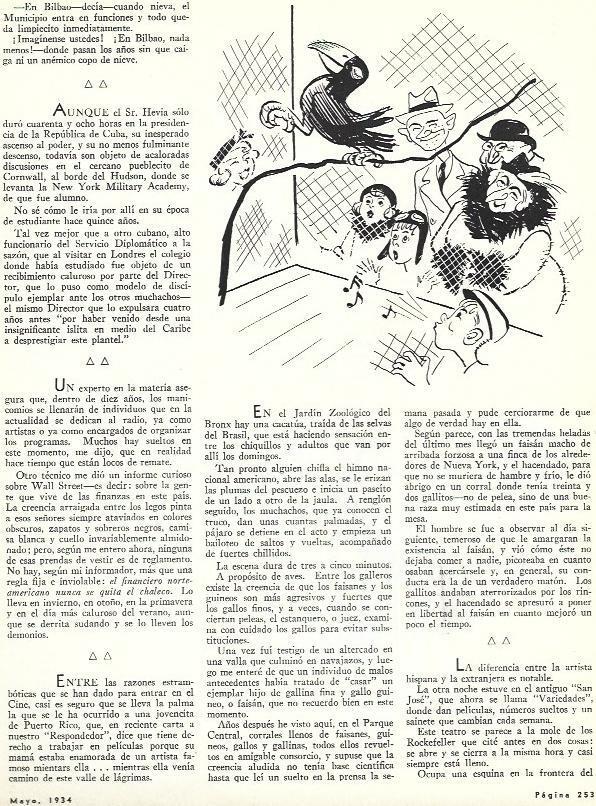 LAMINA 31854: Dibujo para relato En Broadway