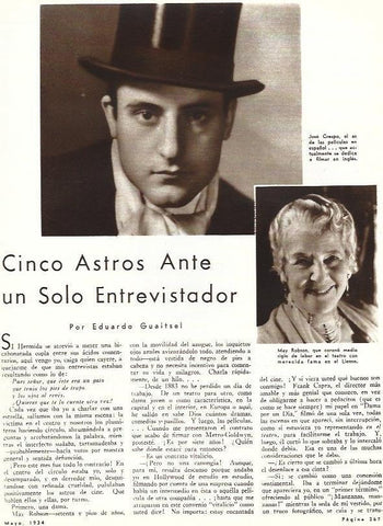 LAMINA 31861: Jose Crespo y May Robson