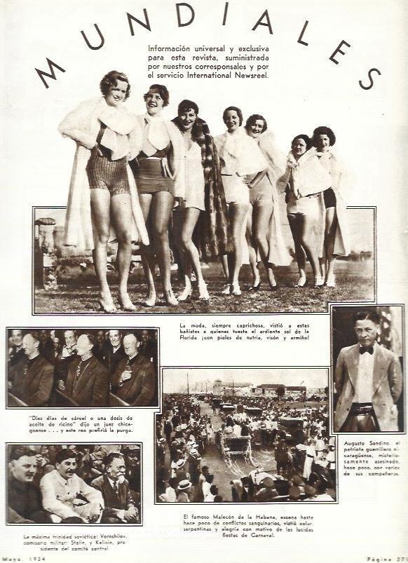 LAMINA 31863: Fotografias de actualidad de mayo de 1934