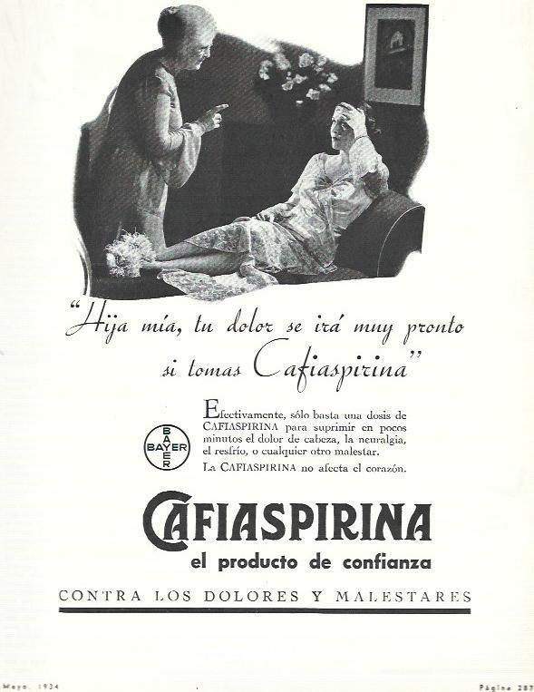 LAMINA 31871: Cafiaspirina de Bayer, publicidad