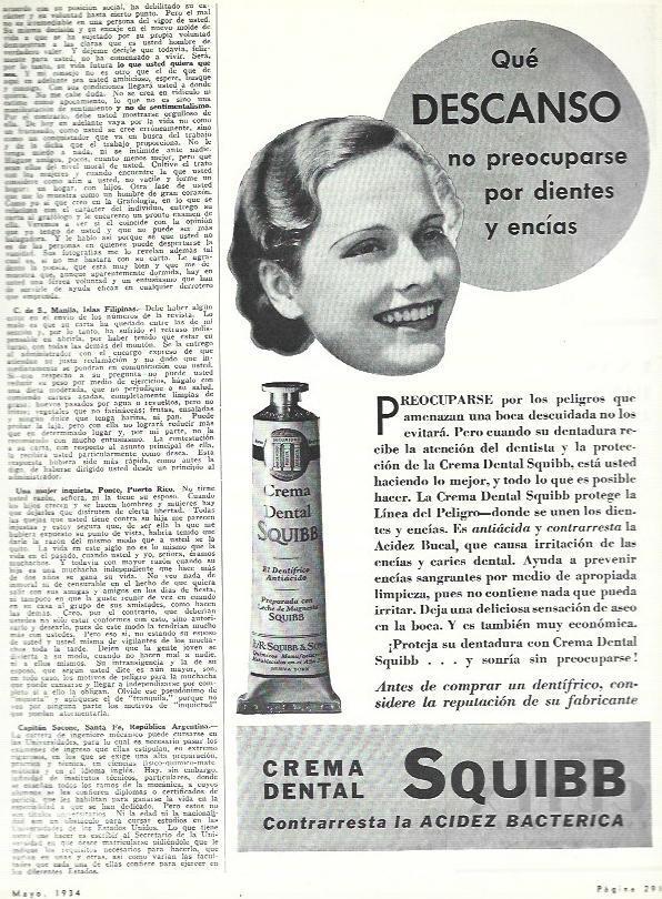 LAMINA 31873: Crema dental Squibb