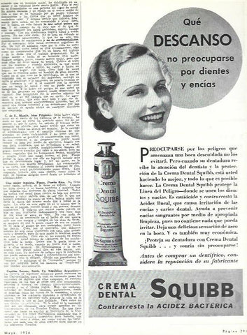 LAMINA 31873: Crema dental Squibb