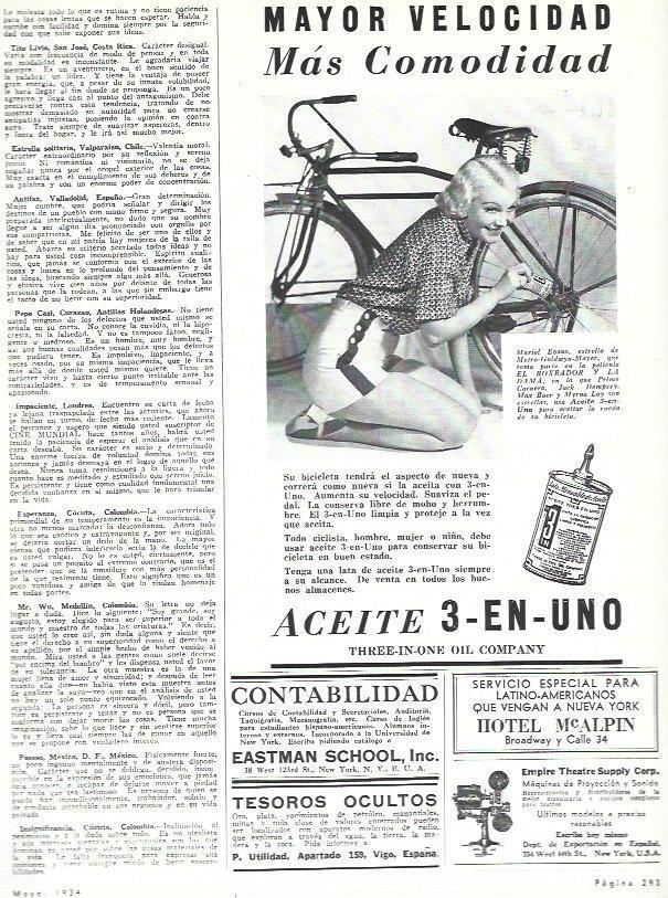 LAMINA 31874: Publicidad de Aceite 3 en uno