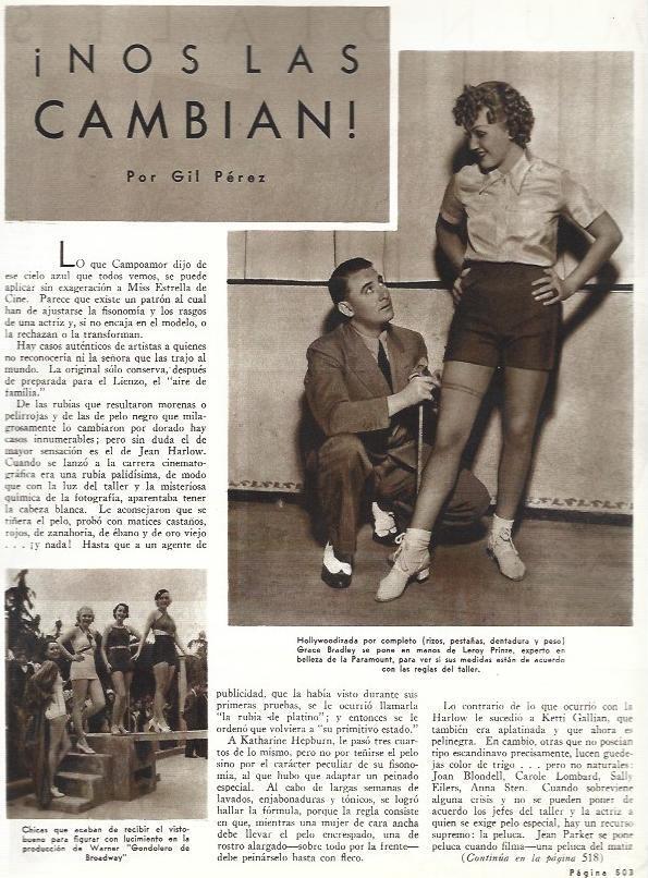 LAMINA 31964: Grace Bredley con Leroy Prinze