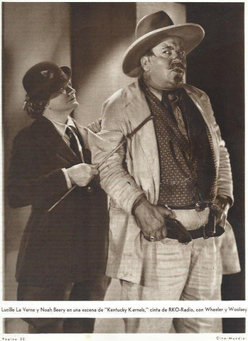LAMINA 31923: Licille La Verne y Noah Beery en Kentucky Kernels