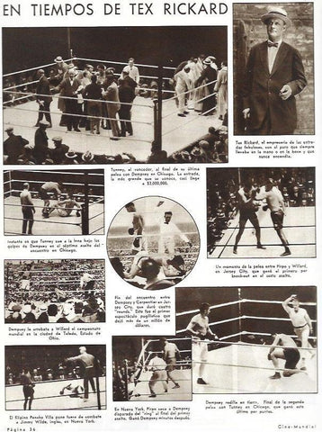 LAMINA 31926: En tiempos de Tex Rickard