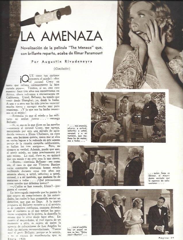 LAMINA 31928: Escenas de La Amenaza