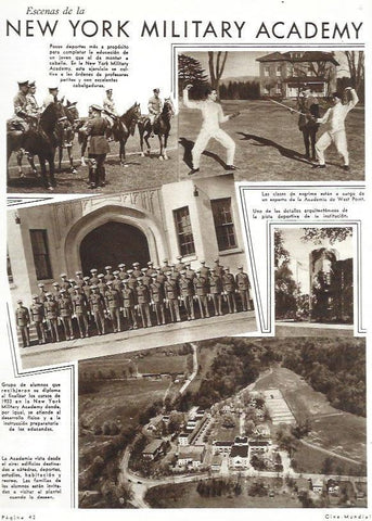 LAMINA 31929: Escenas de New York Military Academy