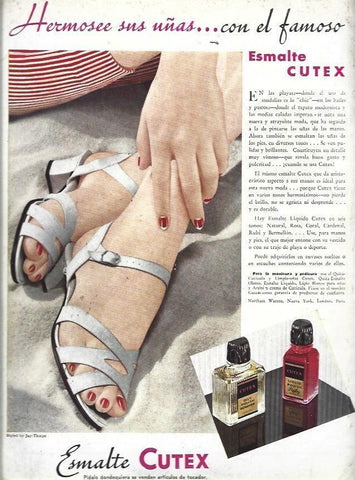LAMINA 31948: Publicidad de esmalte Cutex