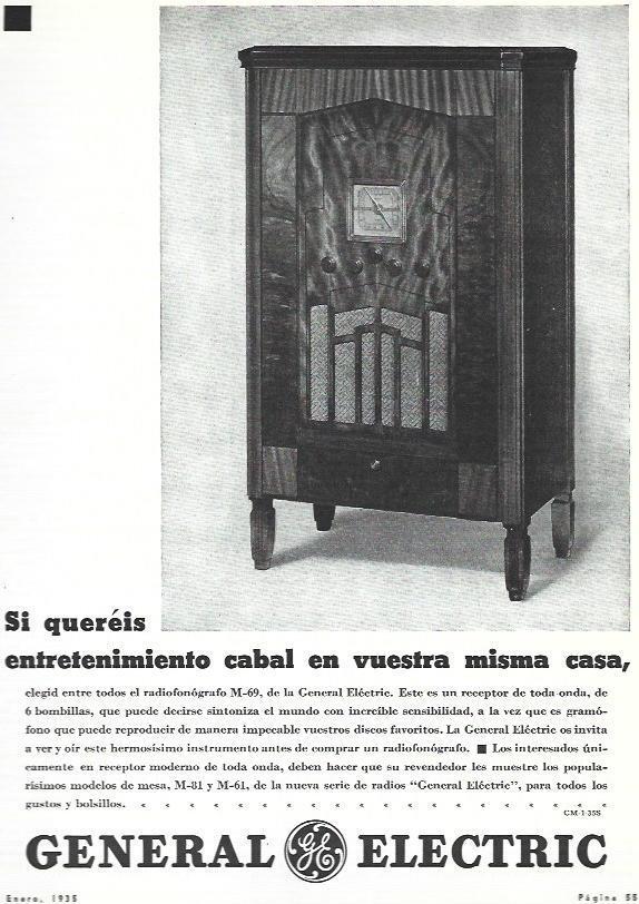 LAMINA 31936: Publicidad de General Electric