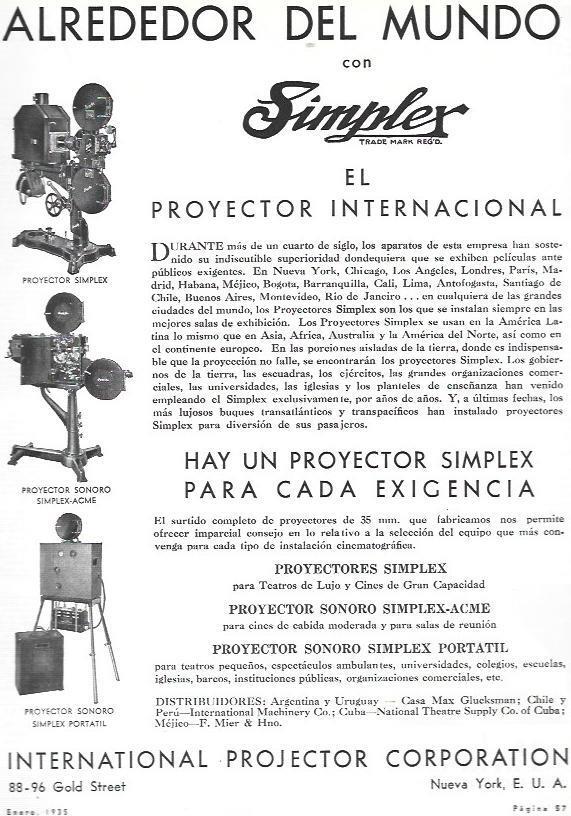 LAMINA 31937: Publicidad de proyector Singer